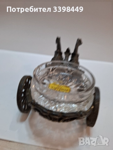  Колесница в римски стил, теглена от два коня. , снимка 5 - Антикварни и старинни предмети - 52674196