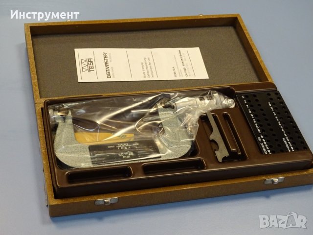 Микрометър резбомер TESA Digimaster 50-75 mm screw thread micrometer, снимка 1 - Други инструменти - 41226841