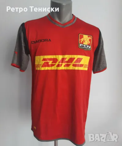 Тениска FC Nordsjælland — Домакински Diadora — Мъже размер S Червено (сезон 2016/17)