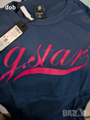 Нова дамска тениска G Star RAW Graphic Stm , снимка 4 - Тениски - 48983861
