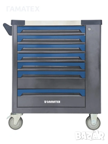 Шкаф (количка) оборудвана с 258 бр. инструменти, снимка 4 - Други машини и части - 53633398