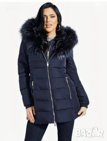 ❤️ Пухено яке GUESS като НОВО! 👌, снимка 2 - Якета - 47751400