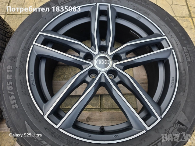 Лети джанти 19ки 5х112 O.Z.Racing Audi + зимни гуми 235/55/19 Michelin, снимка 7 - Гуми и джанти - 53757397