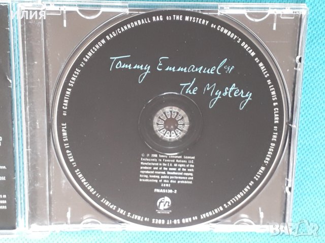 Tommy Emmanuel ‎– 2006-The Mystery (Blues), снимка 5 - CD дискове - 40878707