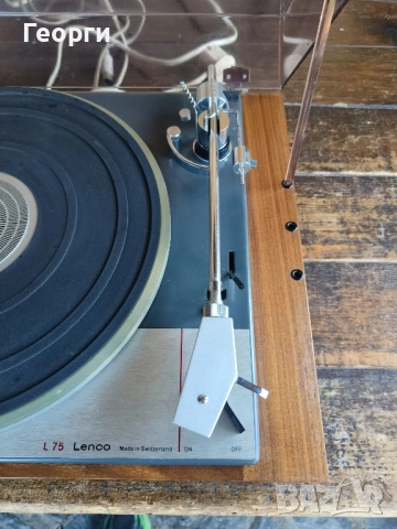 Грамофон Lenco L-75, снимка 3 - Грамофони - 51651261