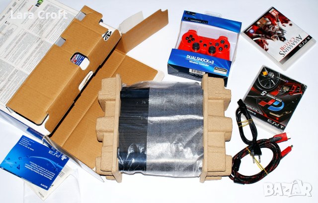 PS3 500GB PlayStation Плейстейшън 3 ПС3 с кутия, два конролера и игри, снимка 7 - PlayStation конзоли - 39087752
