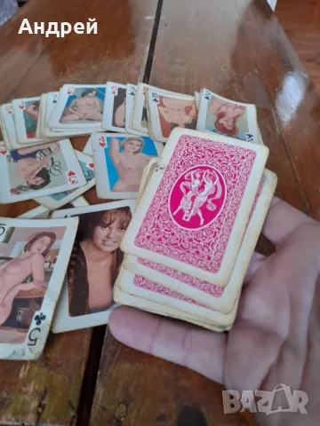 Стари Еротични карти за игра #17, снимка 3 - Карти за игра - 48500430