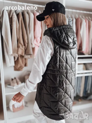 Дамска преходна ватирана жилетка OLINVIA, 2цвята , снимка 5 - Якета - 49055603