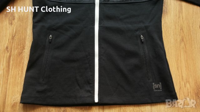 Super.natural 54% Merino Wool Women Sweatshirt размер S дамски суичър 54% Мерино вълна - 289, снимка 5 - Суичъри - 41438261