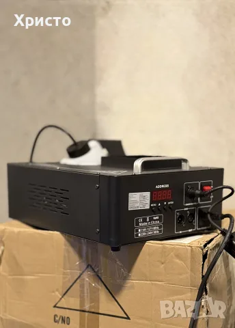 НОВО!!! Професионална машина за сценичен пушек ZQ10138, 1500W, 24 RGB LED, DMX512, Remote Control, снимка 6 - Друга електроника - 55851830