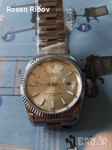 продавам мъжки чисто нов механичен 21 автомачен часовник cadisen механизъм цитизен , снимка 5 - Мъжки - 53220985