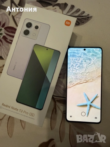 Xiaomi Redmi Note 13 Pro 5G, 8Gb/256Gb, цвят Midnight black, в гаранция, снимка 2 - Xiaomi - 55990561