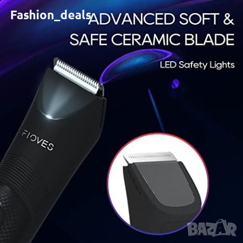 Нов Акумулаторен тример машинка за подстригване на коса брада за мъже/Led осветление, снимка 2 - Друга електроника - 41404350