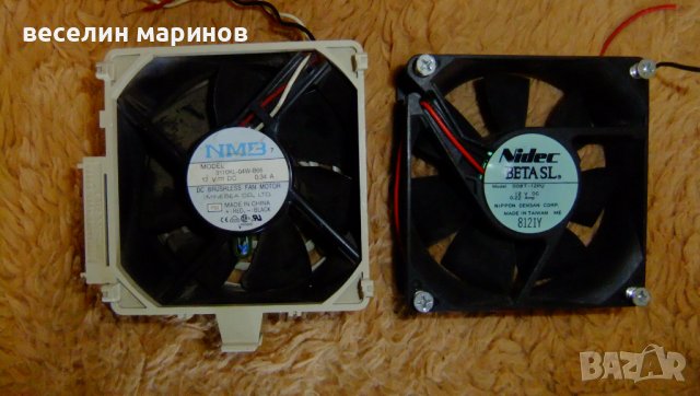 Продавам Nidec D08T-12PU 2-жилен 80MM вентилатор 