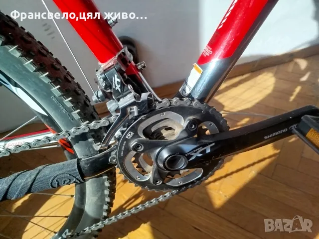 26 цола карбон велосипед колело като ново 3 по 10 скорости , снимка 5 - Велосипеди - 49282479