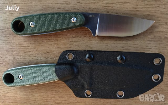 Малък фиксиран нож /шведска стомана/, снимка 7 - Ножове - 40430288