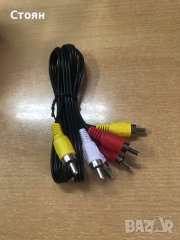 3-пинов RCA към 3-пинов RCA кабел DTH DVD към телевизор