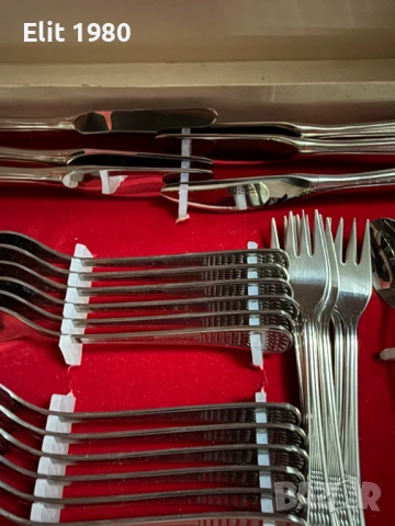 Продавам прибори ПЕРЛА , снимка 5 - Прибори за хранене, готвене и сервиране - 53113730