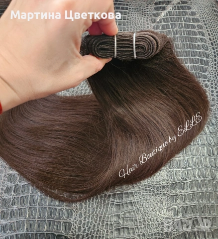 100% Естествена РЕМИ коса, снимка 2 - Аксесоари за коса - 53598287