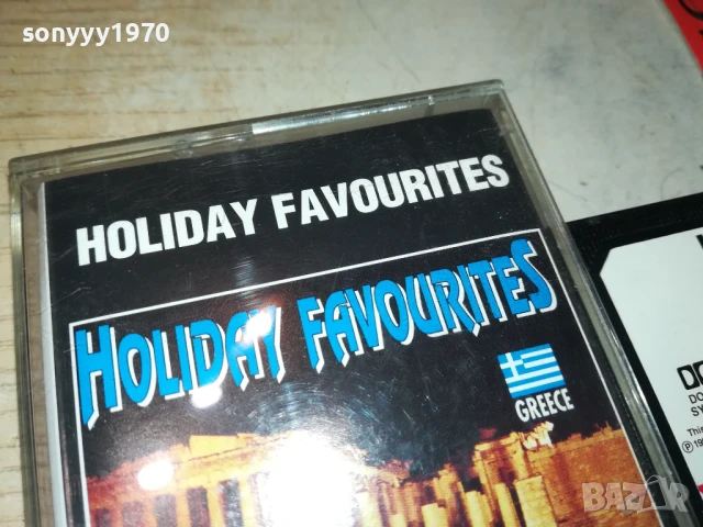 HOLIDAY FAVORITES GREECE-ORIGINAL TAPE 1708251927, снимка 7 - Аудио касети - 51395423
