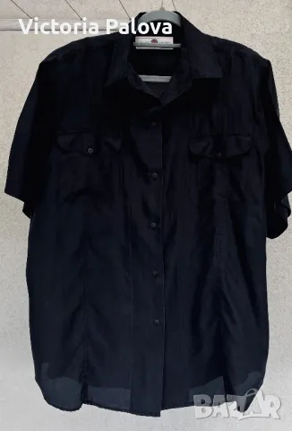 Копринена риза голям размер MILANO M SPORT, снимка 3 - Ризи - 49874677