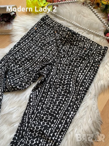 Дънки със сърца Н&М, снимка 2 - Дънки - 51005415