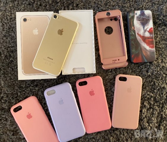 Безупречен Iphone 7 | 32gb златен + 6 бр. ориг. кейсове, снимка 6 - Apple iPhone - 39243446