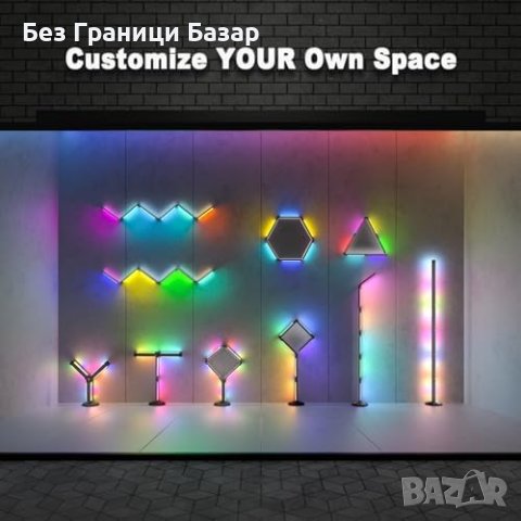 Нова Интерактивна Подова Лампа с Апликация - 16M Цветове, 300+ Режима, снимка 6 - Други - 44156138