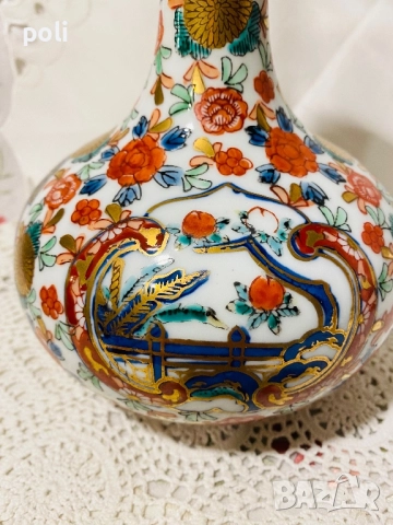 порцеланова ваза имари , снимка 4 - Вази - 52332144