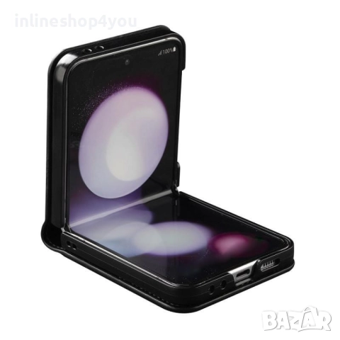 Кожен Калъф Тип Тефтер за Samsung Galaxy Z Flip5 / Flip 6 / Flip7FE / Flip 7, снимка 3 - Калъфи, кейсове - 51609220