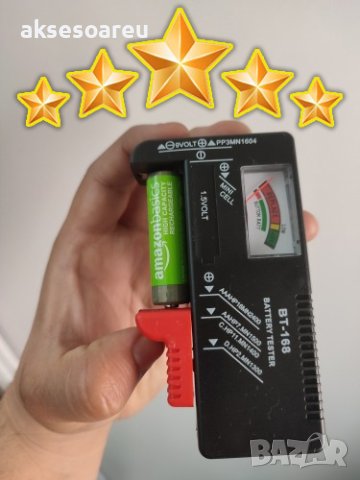 Универсален тестер за батерии BT-168 AA/AAA/C/D/9V/1.5V бутонна клетъчна батерия с дисплей измервате, снимка 2 - Батерии, зарядни - 41401397