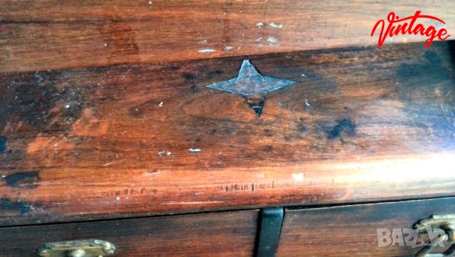 Стара дамска тоалетка от 1920-1930 г, снимка 6 - Антикварни и старинни предмети - 40959560