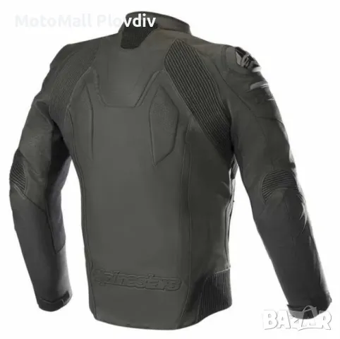 Alpinestars Caliber Leather Jacket - Black, снимка 3 - Аксесоари и консумативи - 49245989
