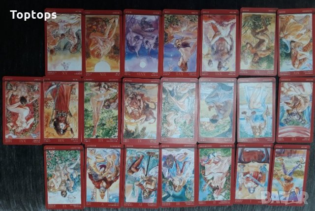 Любовна магия таро и оракул карти: Sexual Magic Tarot & Sexual Magic Oracle, снимка 5 - Карти за игра - 34165505