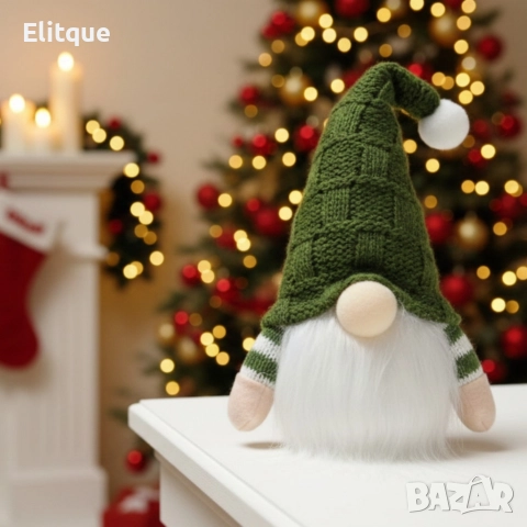 Плюшена коледна играчка – уютна украса за дома, снимка 2 - Декорация за дома - 52575410