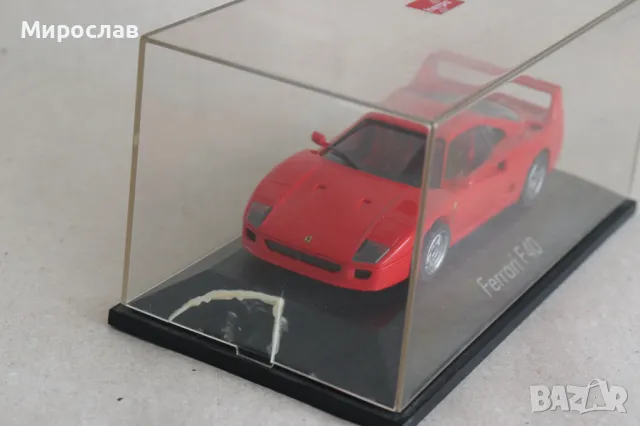 1:43 HERPA FERRARI F 40 КОЛИЧКА МОДЕЛ ИГРАЧКА, снимка 8 - Колекции - 49411708