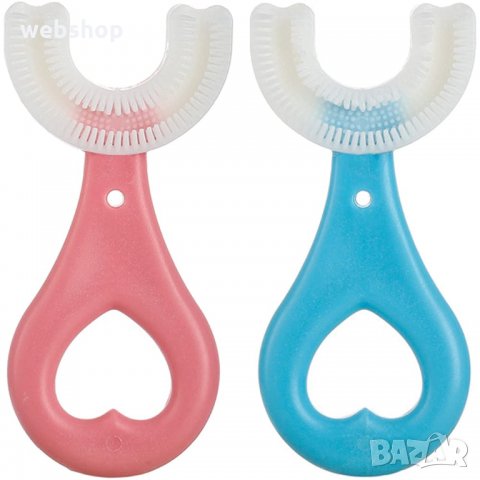 ИНОВАТИВНА ЧЕТКА ЗА ЗЪБИ ЗА ДЕЦА С U ОБРАЗНА ФОРМА, снимка 1