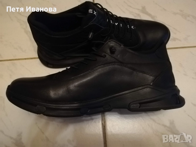 мъжки спортни обувки от естествена кожа 