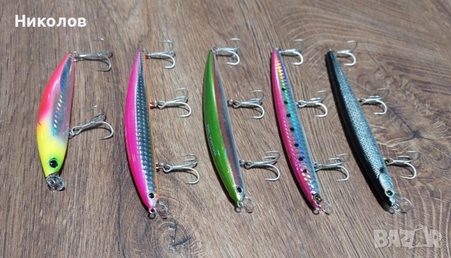 Морски воблери IMA и Lucky Craft (98-153 мм.), снимка 3 - Такъми - 53616344