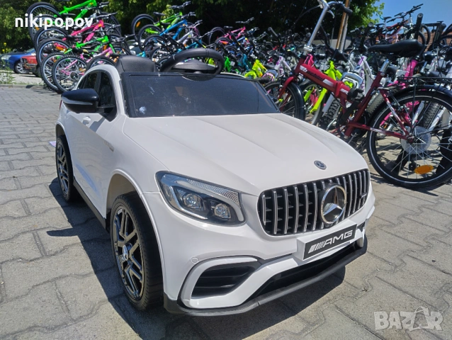MERCEDES Акумулаторен джип AMG GLC 63S, снимка 3 - Детски велосипеди, триколки и коли - 53569462