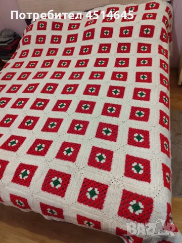 Плетена покривка за легло 160/200