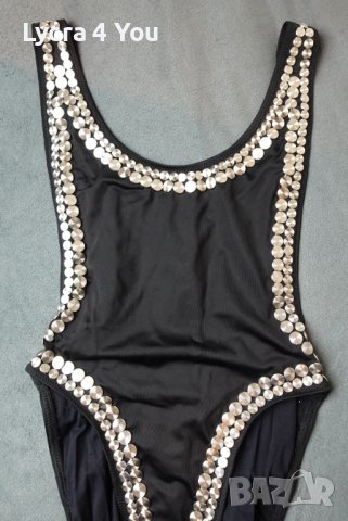 Stud Marissa цял бански S от Norma Kamali (Made in USA), снимка 12 - Бански костюми - 41660397