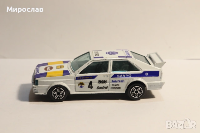 1/43 BBURAGO AUDI QUATRO КОЛИЧКА КАМИОН МОДЕЛ