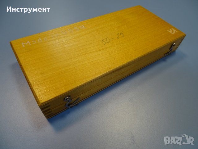 Микрометър резбомер MBM 50-75 mm Micrometer with Inserts, снимка 14 - Шублери - 41226917