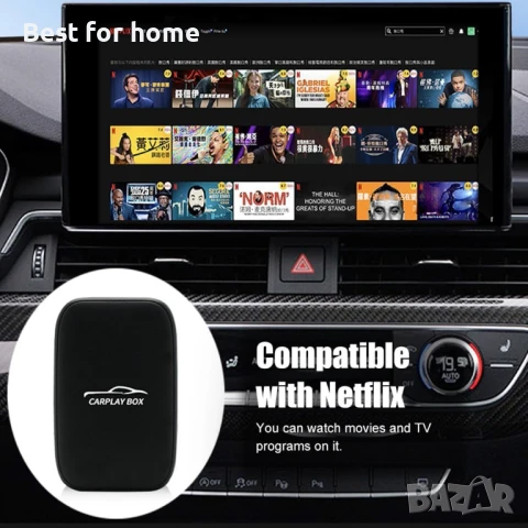 Безжичен CarPlay адаптер за автомобилно радио, снимка 6 - Други - 51122862