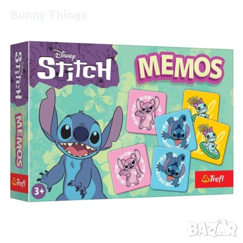 Настолна игра с карти “Memo Lilo & Stitch“ - Trefl