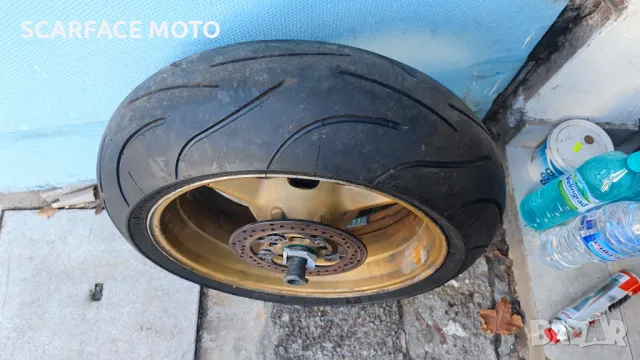 Задна джанта с гума 190/55/17 за мотор, снимка 7 - Гуми и джанти - 49801756