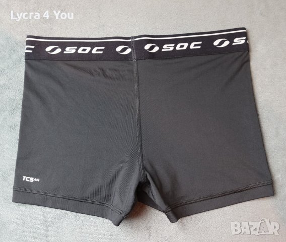 SOC M/L (EU 38) черен дамски спортен боксер/къс клин, снимка 13 - Клинове - 41638383