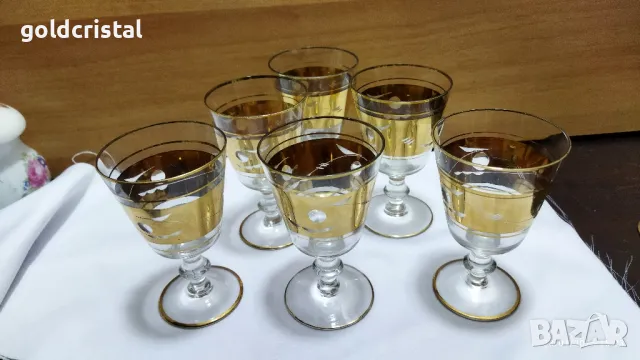 стари стъклени чаши , снимка 2 - Антикварни и старинни предмети - 48801434