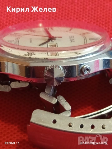 Мъжки механичен часовник СЛАВА СССР перфектно състояние работи за КОЛЕКЦИЯ 52857, снимка 5 - Мъжки - 53390283